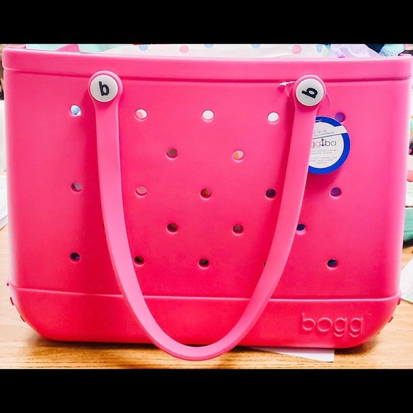 BOGG BAG Bags Nwt Haute Pink Bogg Bag Og Large Tote Xl Summer Beach